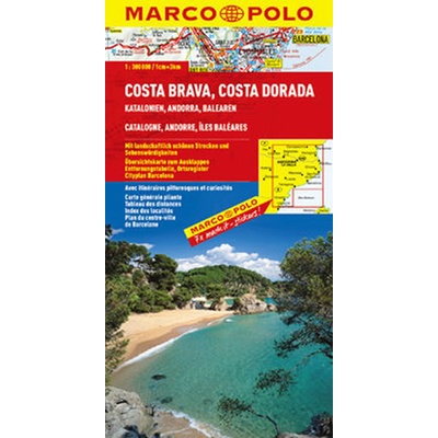 Costa Brava Costa Dorada mapa