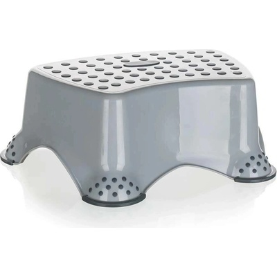 Keeeper 4kids Stolička - schůdek 40 x 28 x 14 cm šedá
