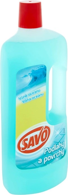 Tohle je absolutní vítěz srovnávacího testu - produkt Savo podlahy povrchy Vůně oceánu 750 ml