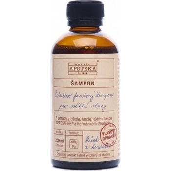 Havlíkova apotéka Cibuľovo fazuľový vlasový šampón na svetlé vlasy 200 ml