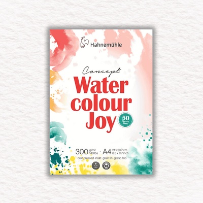 Hahnemühle Akvarelový blok CONCEPT WATERCOLOUR JOY 300 GSM COLD PRESSED 50 LISTOV A5
