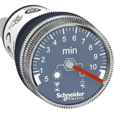 Schneider Electric XB5DTGM4 Časovač, montáž na panel, zpožděné sepnutí, 0,5 min až 10 min, 100…240 V AC/DC – Hledejceny.cz