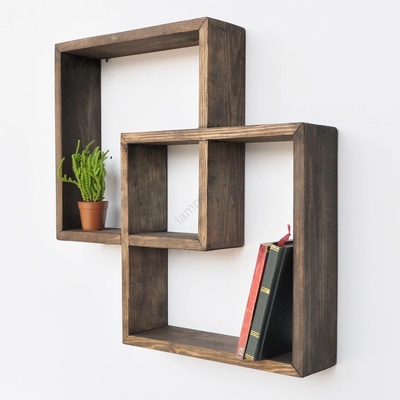 ASIR GROUP Етажерка 51x51 cм смърч (AS0798)