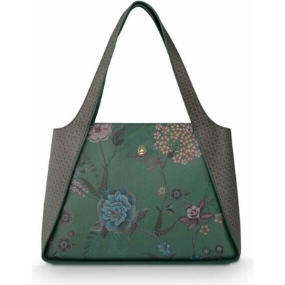 Pip Studio Filou Bodhi Flower velká kabelka přes rameno zelená