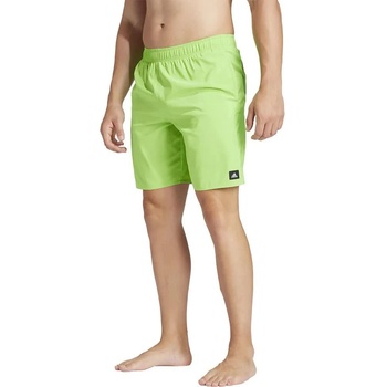 Adidas Бански гащета Adidas Solid CLX Classic swimming shorts - Green (Lucid Lime / White)