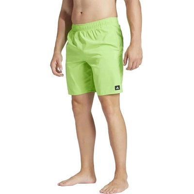 Adidas Бански гащета Adidas Solid CLX Classic swimming shorts - Green (Lucid Lime / White)
