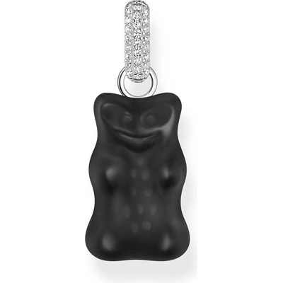 Thomas Sabo PE967 052 11 Big Black Golden Bear Pendant Zirconia