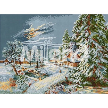 Image 1 of Milena Style Лунна зима - гоблен с щампа без конци