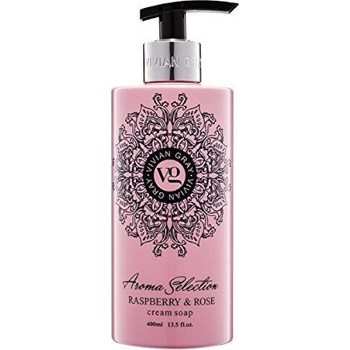 Vivian Gray Aroma Selection Raspberry & Rose krémové tekuté mydlo 400 ml