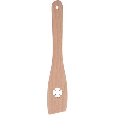 Obracečka dřevo 30 cm Čtyřlístek