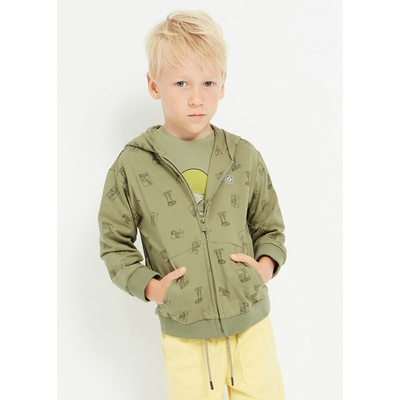 Mayoral mikina rozepínací s kapucí Safari khaki mini