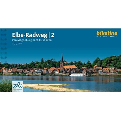 cykloprůvodce Elbe-Radweg 2 Magdeburg-Cuxhaven 1:75 t. německy - aktuální vydání