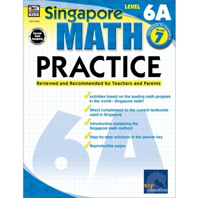 Singapore Math Practice, Level 6A Grade 7