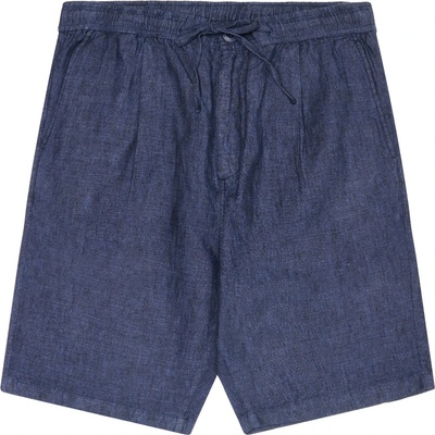 KnowledgeCotton Apparel Мъжки къси панталони KnowledgeCotton Apparel Fig Loose Linen Shorts - Total Eclipse - размер XS (012-3728-0311)