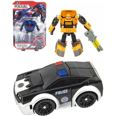 Teddies Transformer auto kamion tahač/robot plast 13cm