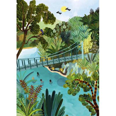 Pieces & Peace - Puzzle Blue Pools - 1 000 piese
