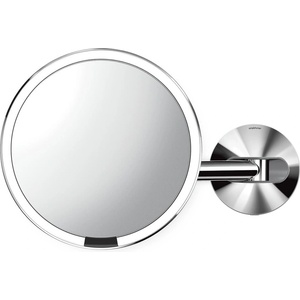 simplehuman Стенно/козметично огледало със светлина/увеличително (5x) ø 20 cm Sensor - simplehuman (ST3016)