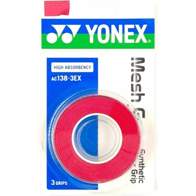 Yonex Mesh Grip 3 ks červená