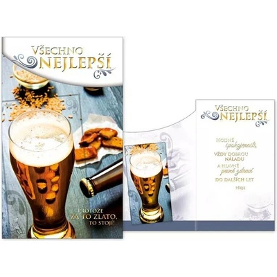 Přání srdečné pro muže Pivo