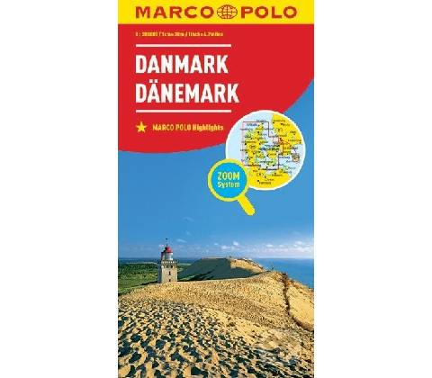 Dánsko mapa ZoomSystem