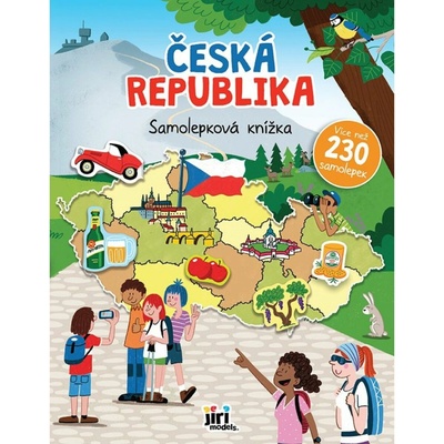 Jiri Models Česká republika velká samolepková knížka
