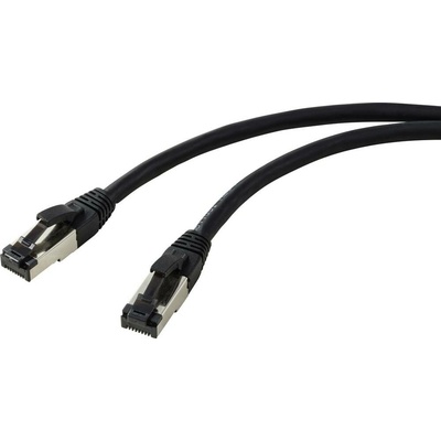Renkforce RF-7106486 RJ45 sieťový CAT 8.1 S/FTP 5m černý