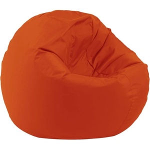 Pufrelax Пуф за деца, 210л. , Relaxo - Teteron Orange Neon, За открито, Перящ се калъф, Пълнеж от Полистиролни перли (PUF-G-R-TEX-NEOR)