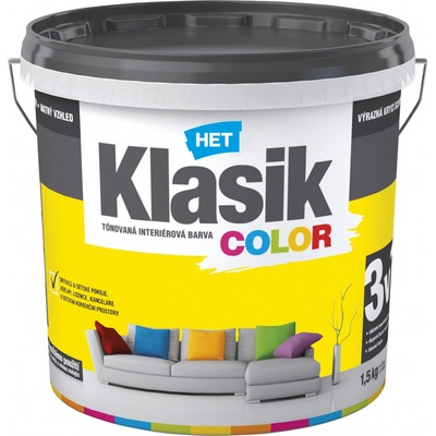 Het Klasik color - žlutá 1,5 kg