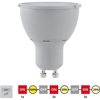 Eglo LED žárovka Stmívatelná GU10/5W/230V STEPDIMMING Teplá bílá
