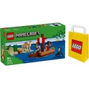 Stavebnice LEGO® LEGO® Minecraft 21259 Plavba na pirátské lodi