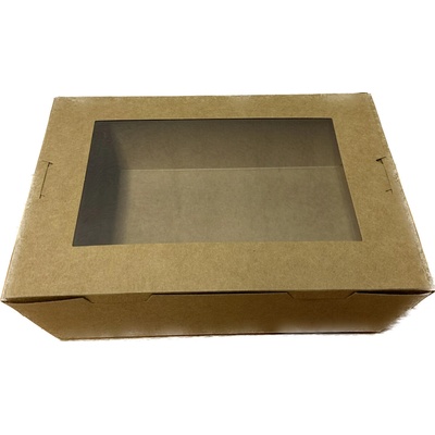 FLEXOBAL Papierová krabička s okienkom velká 16x23cm cena za