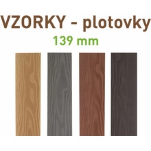 Vzorky plotových prken NEXTWOOD 139 mm