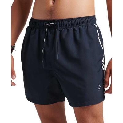 Superdry Бански гащета Superdry Code Tape 15 Inch Swimming Shorts - Black