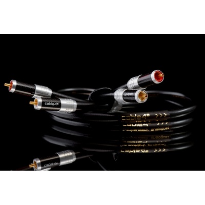 Cable4 SuperBlack ANALOGUE 2RCA-2RCA 1m