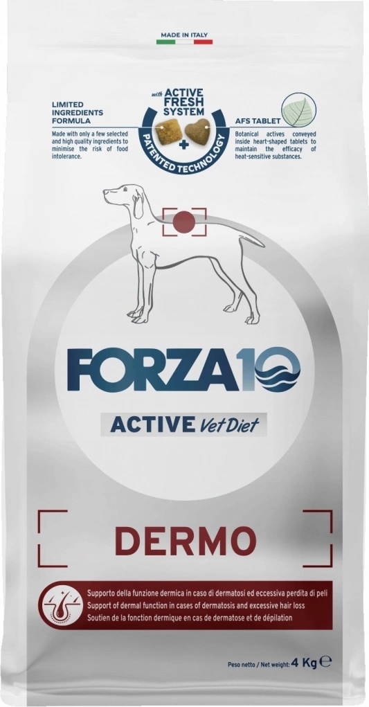 FORZA10 ACTIVE DERMO ドライフード 4kg Forza10 Active Dog Dermo Diet – Naturally Urban Pet Store