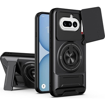 Nothing Магнитен Калъф за Nothing Phone (4a) с Пръстен и Капаче за Камера - PC+TPU, 360° стойка, 5 цвята