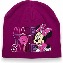 Minnie Mouse Dívčí zimní čepice růžové