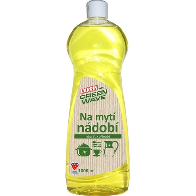 Larrin Green Wave na umývanie riadu k prírode šetrný čistiaci prostriedok 1000 ml