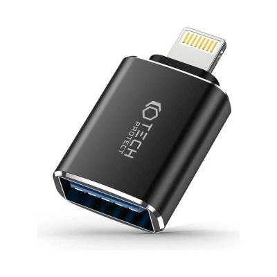 Tech-protect Ultraboost adaptér Lightning / USB OTG, čierny