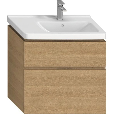 Jika Cubito Pure Skrinka s umývadlom 75 cm ľavý dub