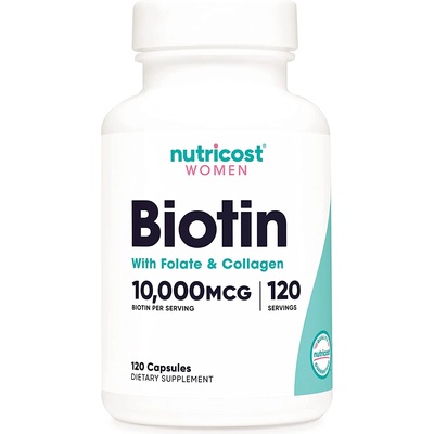 Nutricost Women Biotin, 120 капсули, Nutricost