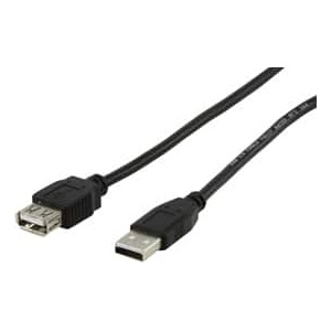  Кабел USB удължител Kolink USB 2.0 A (женски) - A (мъжки) 0, 20 м VLCP60010B02 (VLCP60010B02)