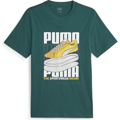 Puma Sneaker pánské tričko zelené