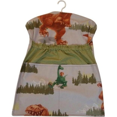 Pro útulný domov Kapsář na ramínko do školky Hodný dinosaurus