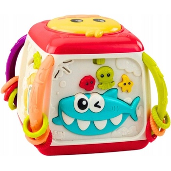 LeanToys Интерактивна играчка Lean Toys - Образователен куб Пате (22654)