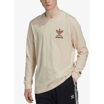 Adidas Graphic Fun Long Sleeve Tee Beige