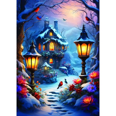 Alipson Puzzle - Puzzle Enchanted Wintery Scene - 500 piese