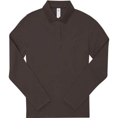 B&C Dámske polo tričko PW462 Roasted Coffee
