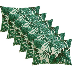 vidaXL Калъфка за възглавница 6 pcs HEERLEN Мотив с листа 40 x 60 cm (909300)