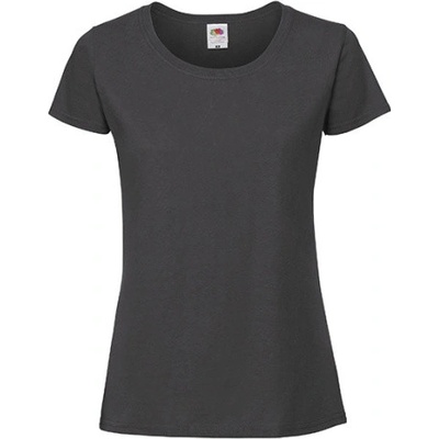 Fruit of the Loom Dámske triko 61 424 0 Light Graphite Solid